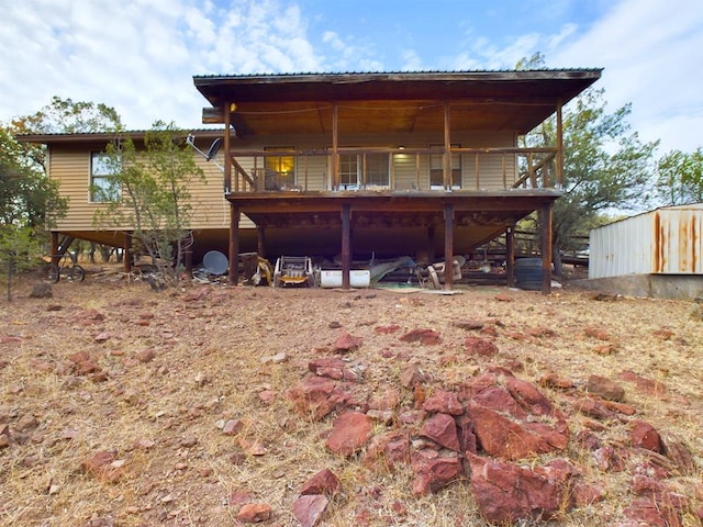 view of rear view of house