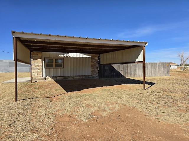 view of outbuilding