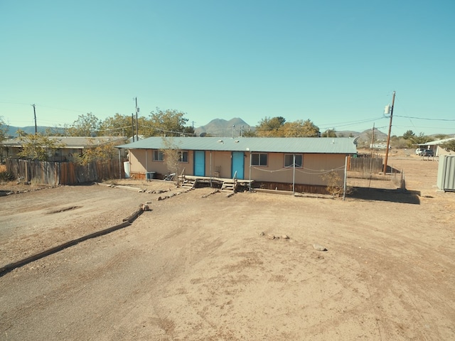 view of rear view of property