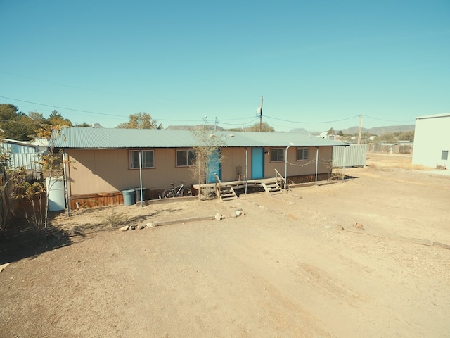 view of back of property