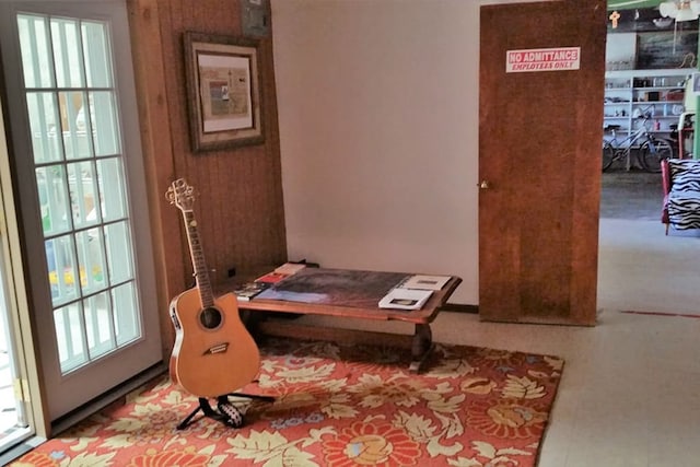 view of sitting room