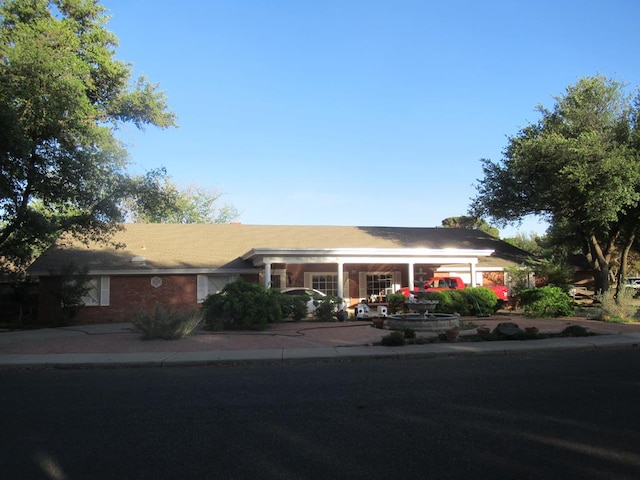 view of ranch-style house