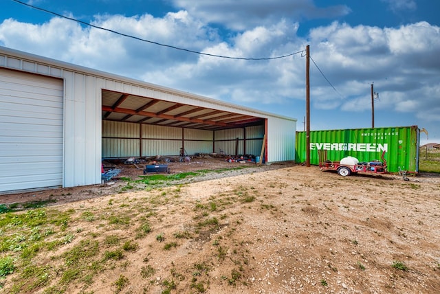 view of outdoor structure