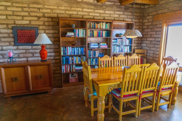 view of dining space