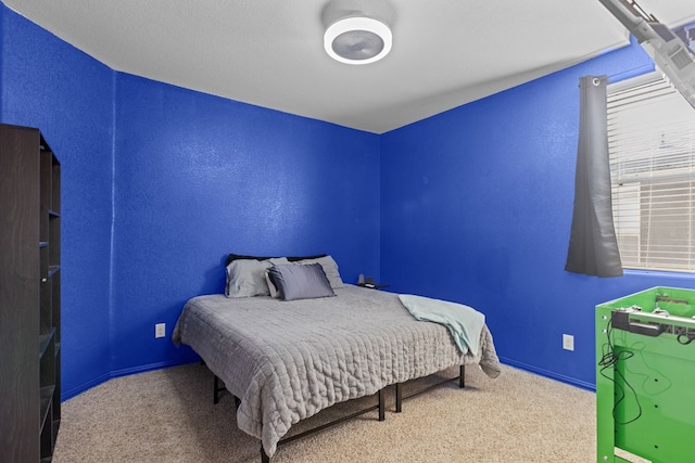 bedroom with carpet flooring