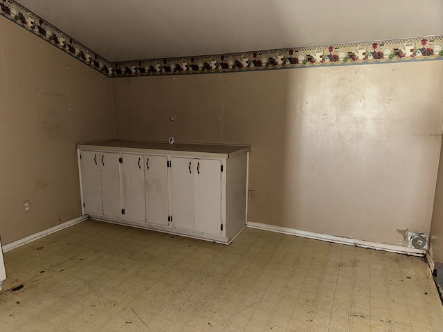 view of clothes washing area