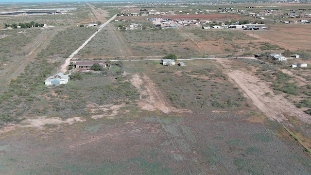 bird's eye view featuring a rural view