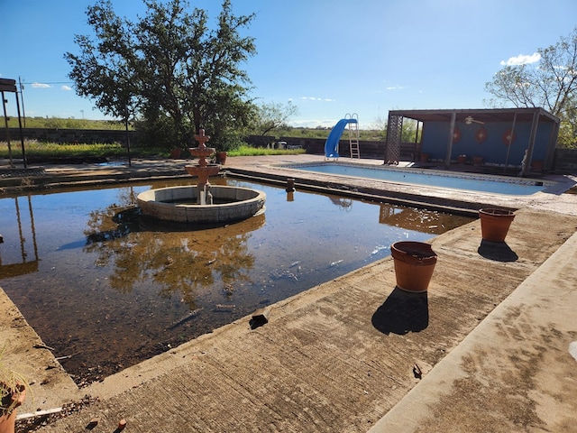 view of pool