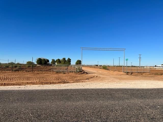 view of yard featuring a rural view