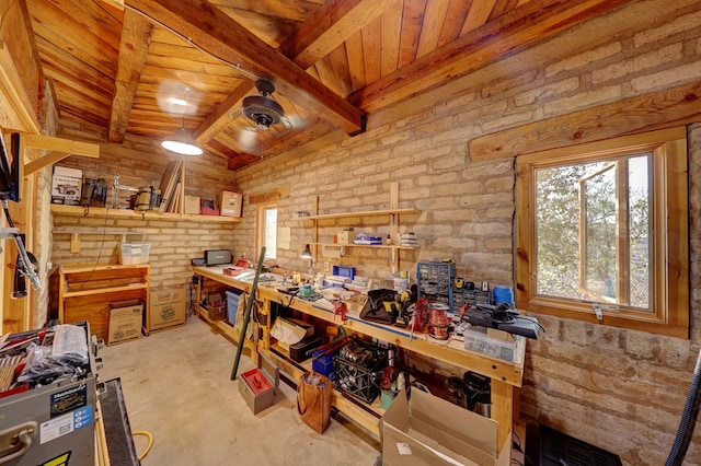 view of storage room