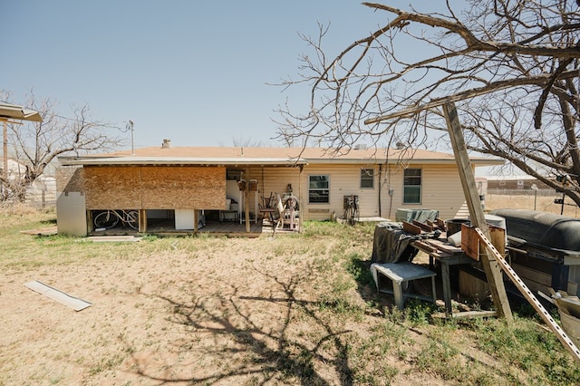 view of back of property