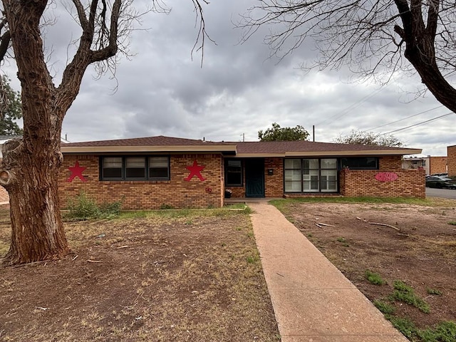 view of ranch-style home