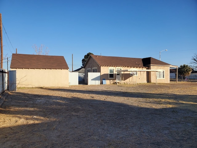 view of rear view of house