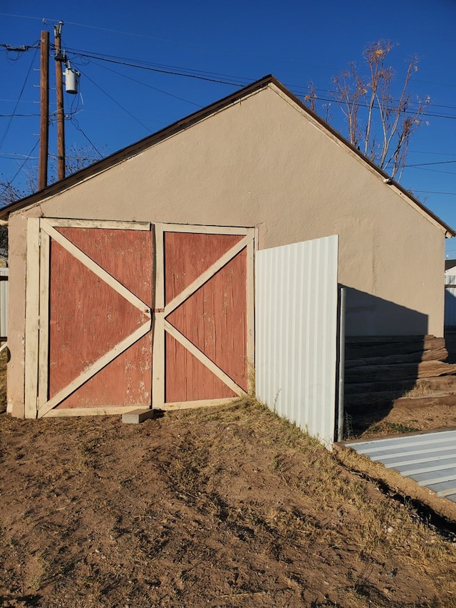 view of outbuilding