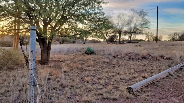 view of nature at dusk