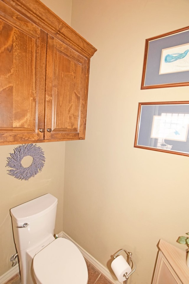 bathroom with toilet