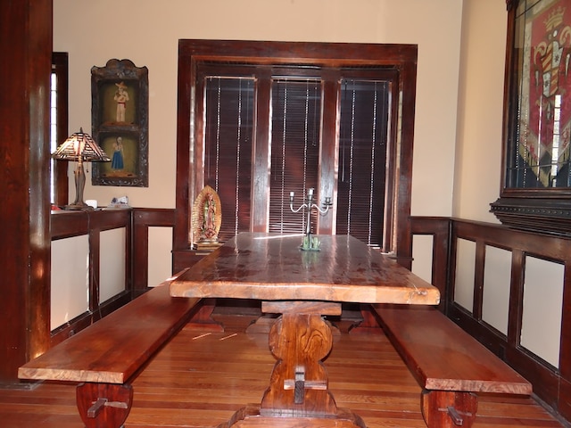 view of dining room