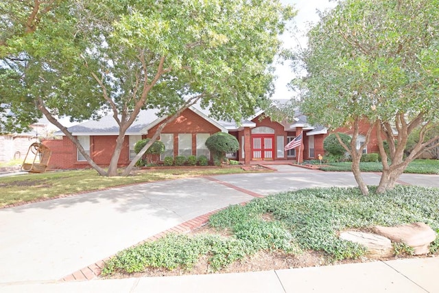 exterior space featuring french doors