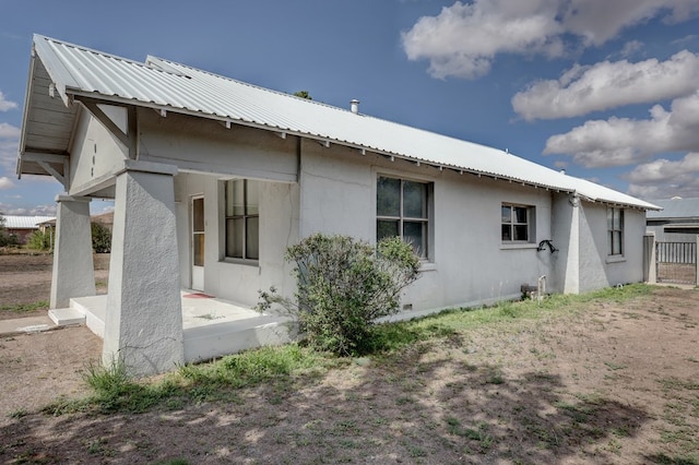 view of back of property