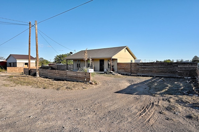 view of ranch-style home