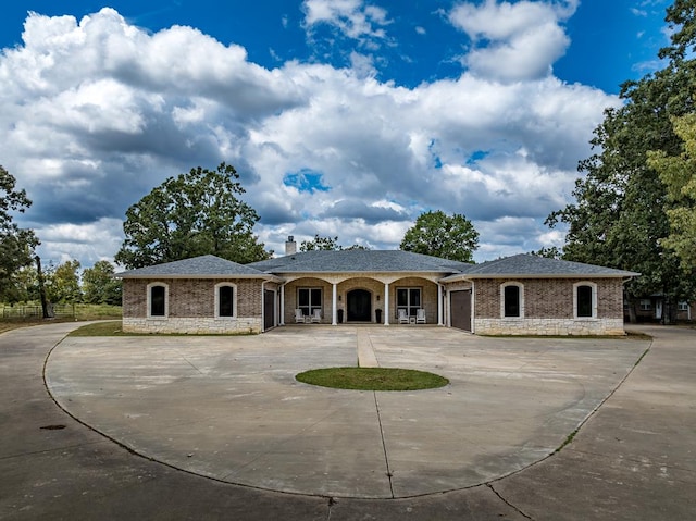 view of ranch-style house