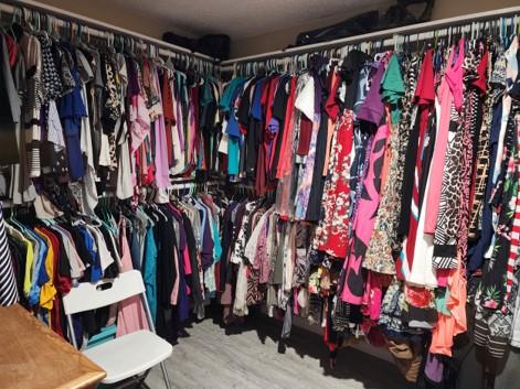 spacious closet with wood-type flooring