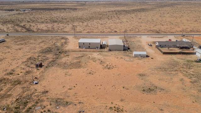 bird's eye view featuring view of desert