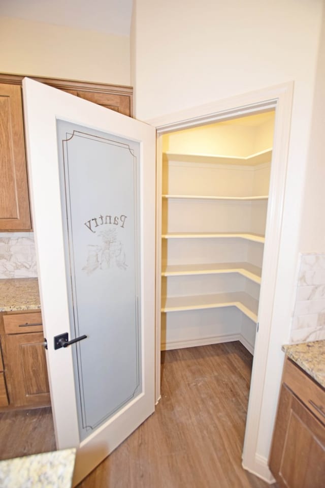 view of pantry