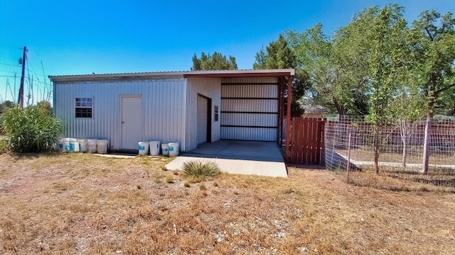 view of outbuilding