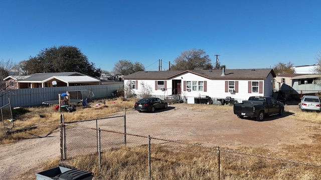 view of back of property