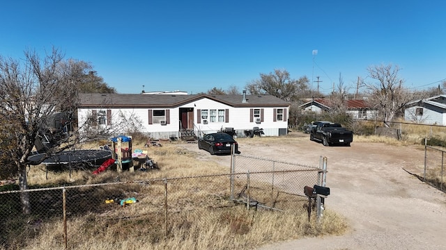 view of back of property