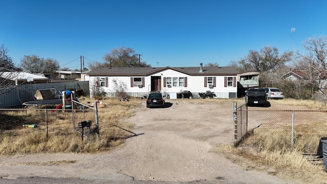 view of front of home