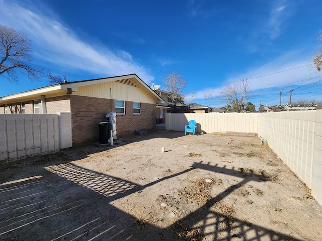 view of back of property