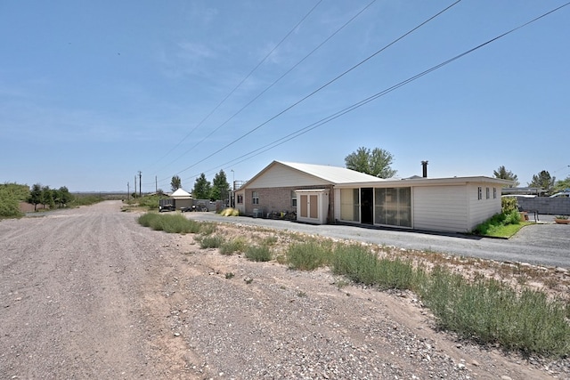 view of ranch-style home