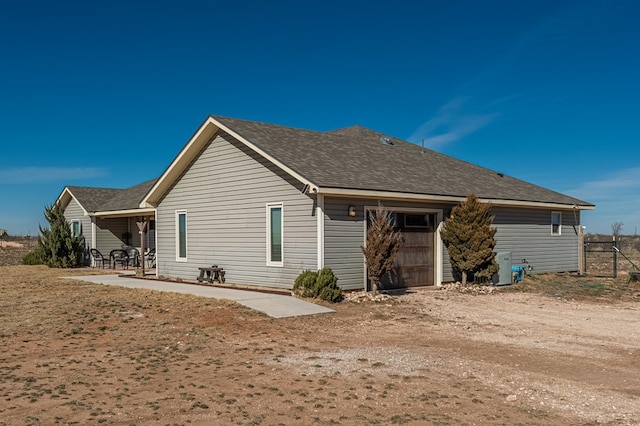 back of house featuring a patio