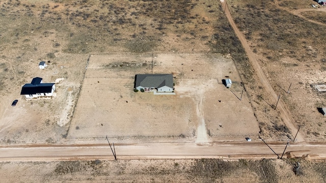 drone / aerial view featuring a rural view