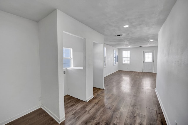 interior space featuring hardwood / wood-style flooring