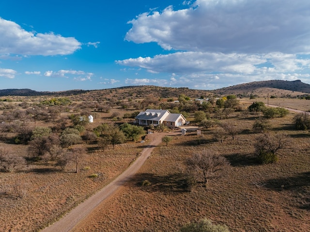 mountain view featuring a rural view