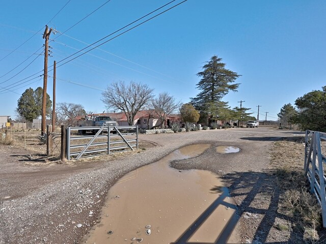 view of road