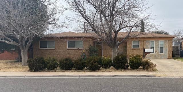 view of ranch-style home