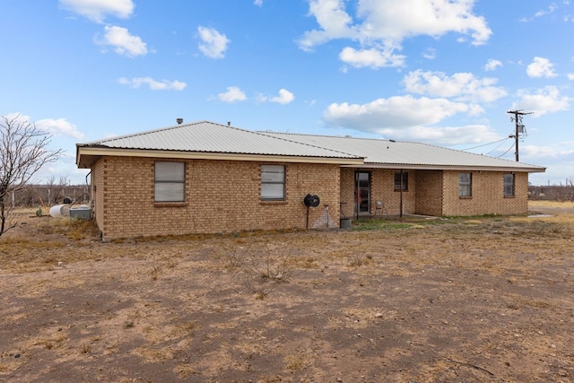 view of back of property