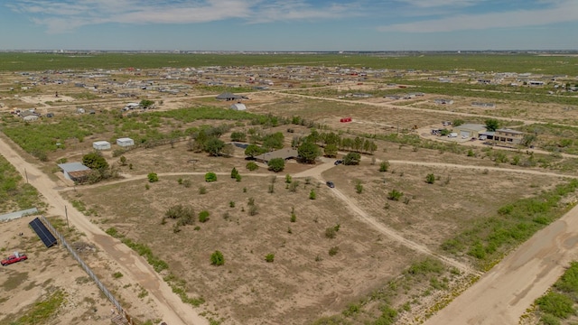 drone / aerial view featuring a rural view