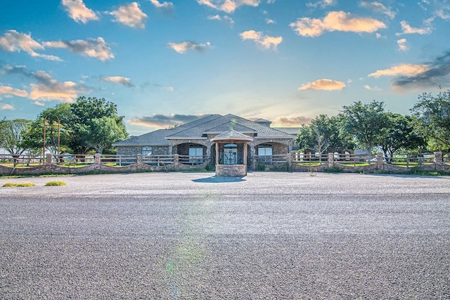 view of front of home