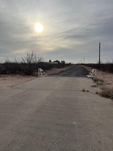 view of road