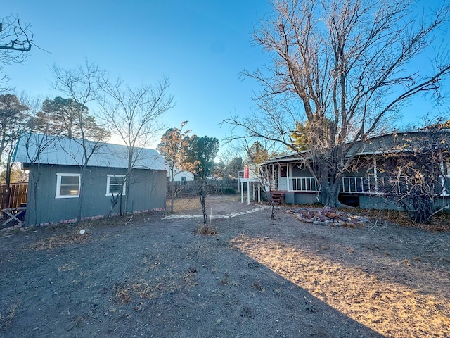 view of yard