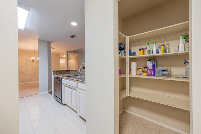 pantry with sink