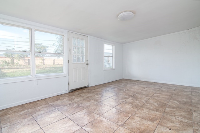 view of foyer entrance