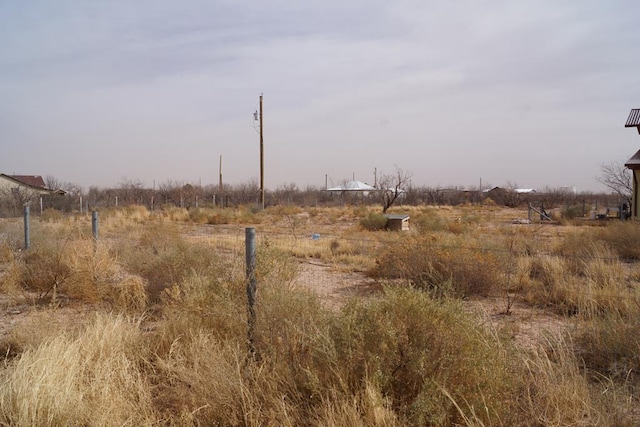 view of nature with a rural view