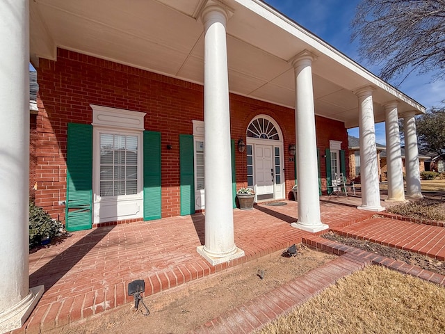 view of patio / terrace featuring a porch