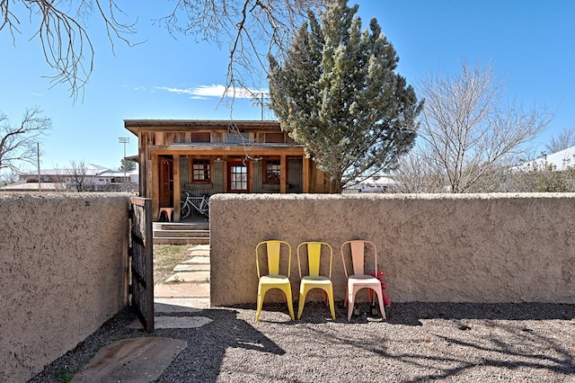 view of rear view of house